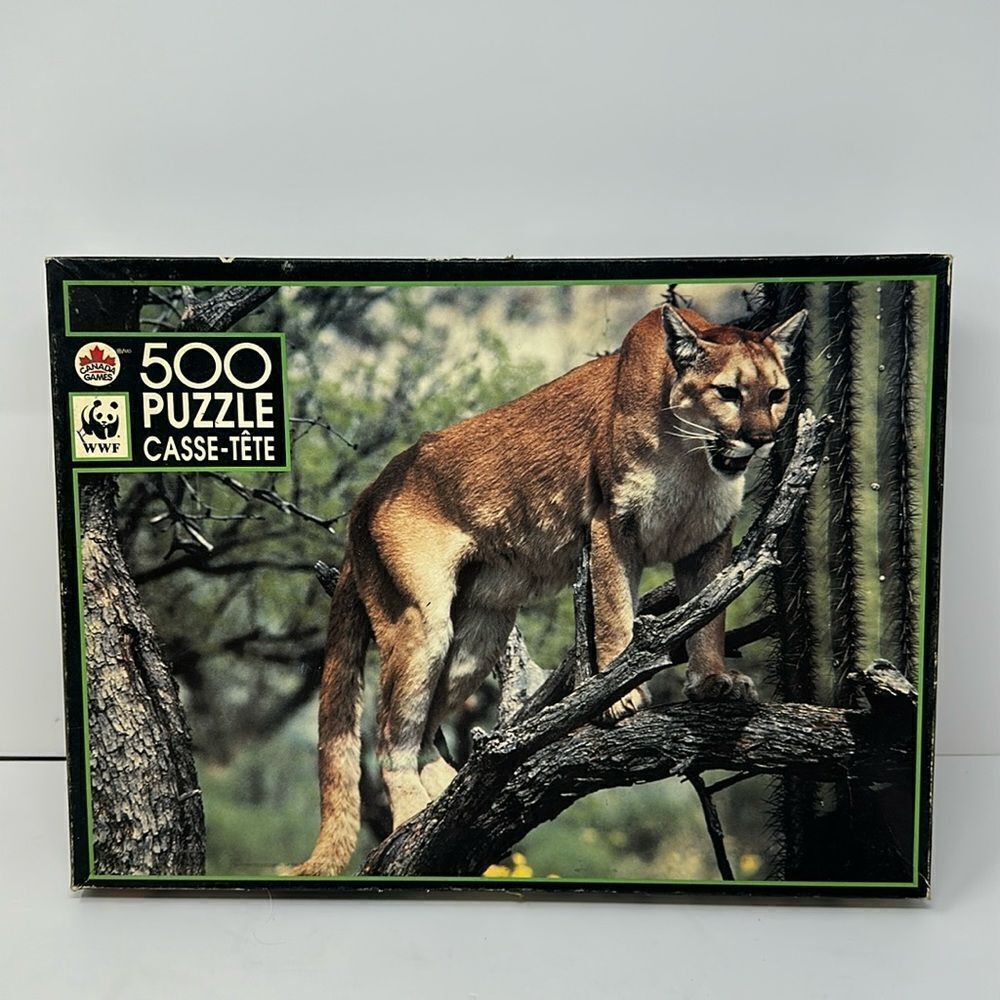 Vintage WWF Cougar 500pc puzzle